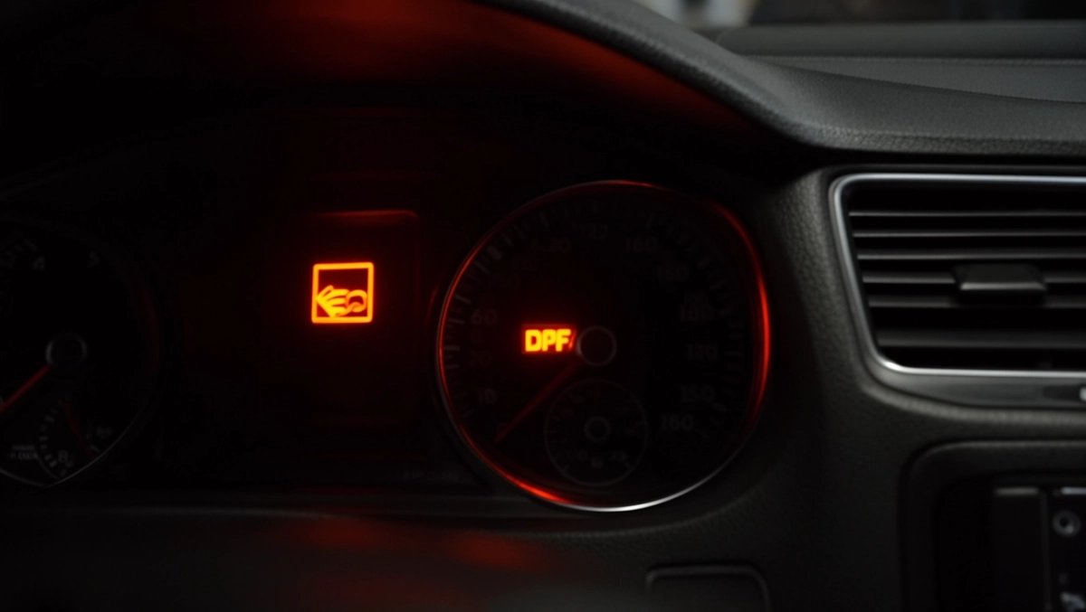 Kontrolka filtra cząstek stałych VW tiguan